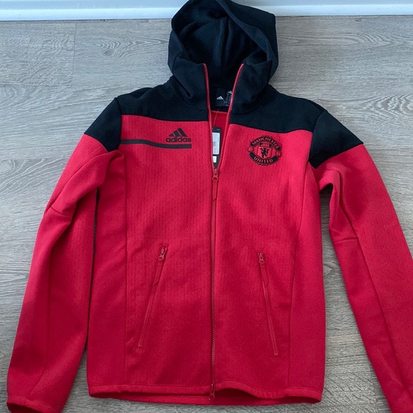 Adidas Full Zip Manchester United Jacket - Picture 1 of 5